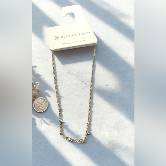 Kendra Scott 14K Gold Over Brass Chain Necklace –NWT Giftable Jewelry For Her - Picture 2 of 4
